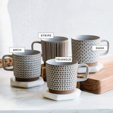 Relief Pattern Mugs